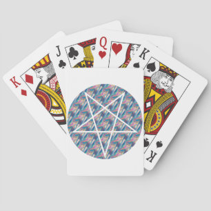 Jeu De Cartes pentagramme hologramme