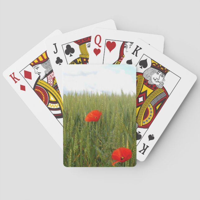 Jeu De Cartes Pépites dans un champ de blé Classic Playing Cards (dos)