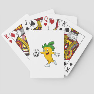 Jeu De Cartes Pepper Vegan comme joueur de football avec Soccer.