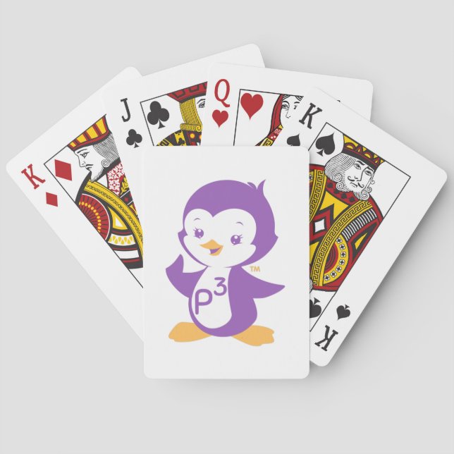Jeu De Cartes Peppy Purple Penguin (dos)