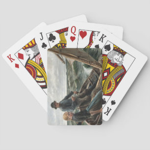 Jeu De Cartes Père et fille en mer (par Albert Edelfeel)