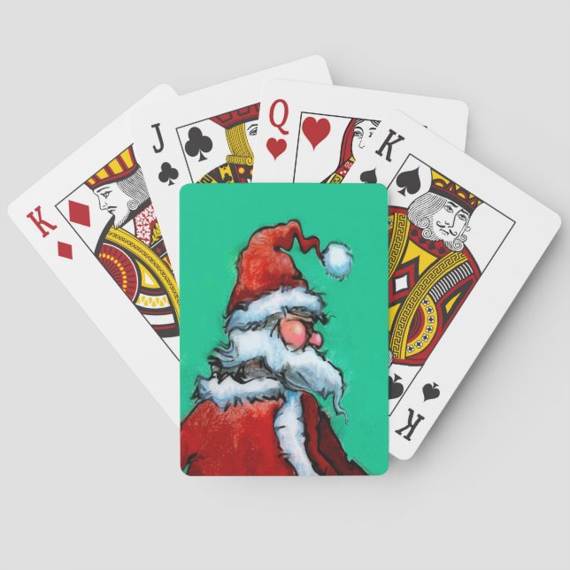 Jeu De Cartes Père Noël (dos)