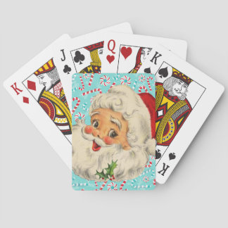 Jeu De Cartes Père Noël avec des menthes poivrées