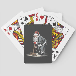 Jeu De Cartes Père Noël Concierge Noël Santa Noël Gardien Xmas