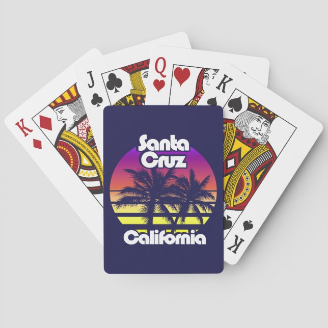 Jeu De Cartes Père Noël Cruz Californie (dos)
