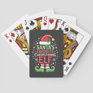 Jeu De Cartes Père Noël Favori Cheerled Famille Elf Correspondan