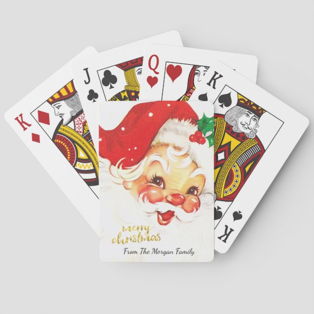 Jeu De Cartes Père Noël Joyeux Noël  (dos)