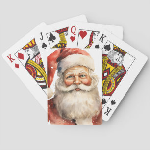 Jeu De Cartes Père Noël rétro