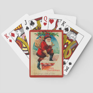 Jeu De Cartes Père Noël vintage