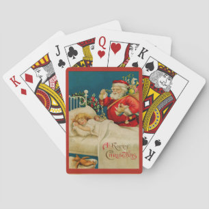 Jeu De Cartes Père Noël vintage