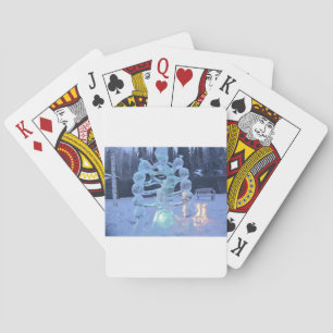 Jeu De Cartes Père Noël Visages Drôle de Noël Fêtes