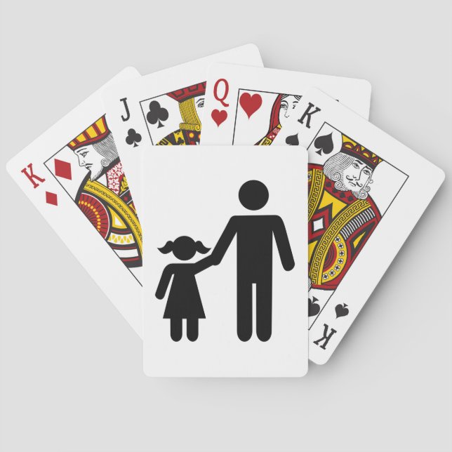 Jeu De Cartes Père père fille (dos)
