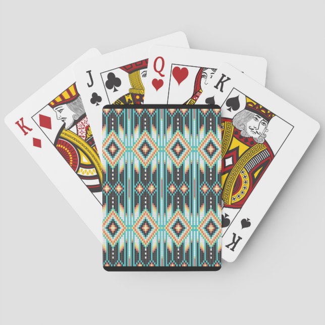 Jeu De Cartes Perle Navajo (dos)