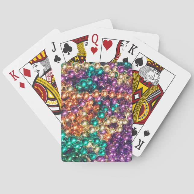 Jeu De Cartes Perles Mardi Gras (dos)