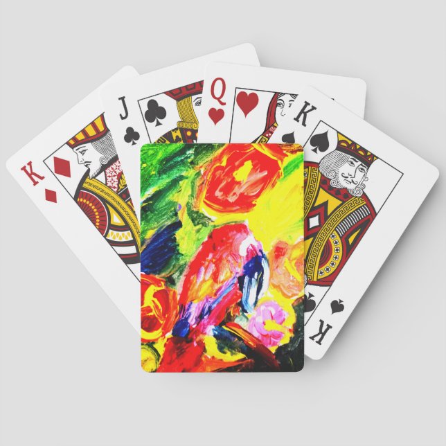 Jeu De Cartes Perroquet joie estivale (dos)