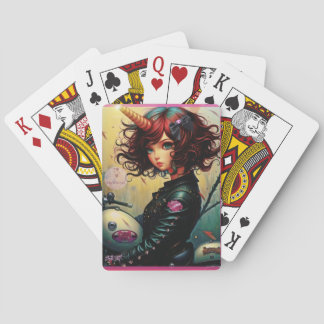 Jeu De Cartes Persephone Unicorn Biker Jouer Cartes