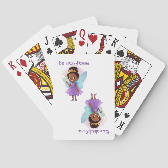 Jeu De Cartes Personalized Black Fairy Playing (dos)