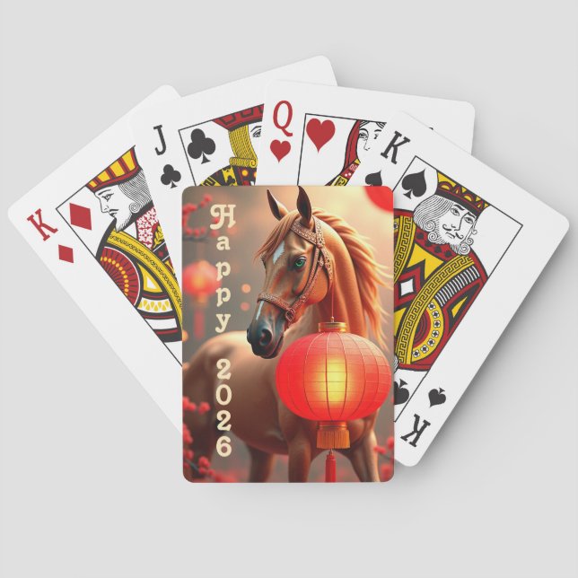 Jeu De Cartes Personalized Chinese new year 2026 (dos)