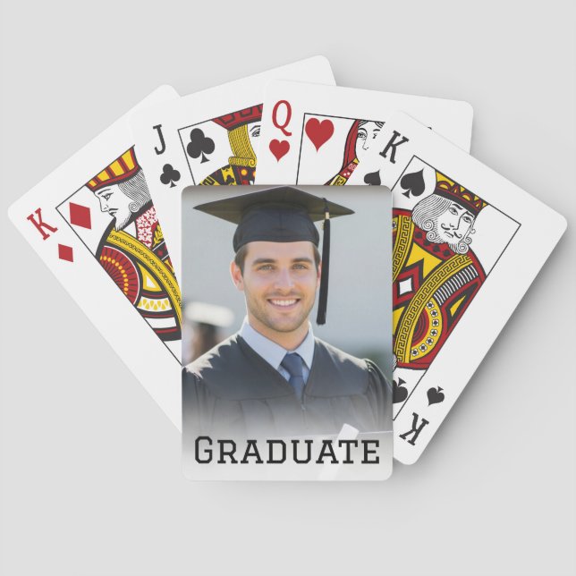 Jeu De Cartes Personalized Graduation Photo Keepsake Memory Gift (dos)