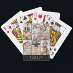 Jeu De Cartes Personalized Photo Collage<br><div class="desc">Personalized Family 7-Photo Collage Poker Playing Cards. Add a bold, modern touch to family game night with these custom poker playing cards, designed with a sleek black background and a 7-photo collage showcasing your favorite memories. From family vacations and everyday moments to pets and milestones, each card becomes a fun...</div>