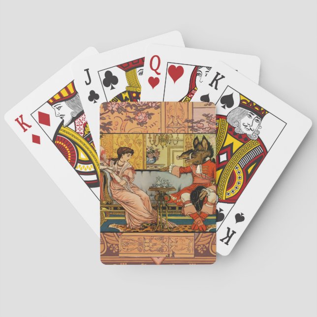 Jeu De Cartes Personnages de Contes de Fées Classiques de la Bea (dos)