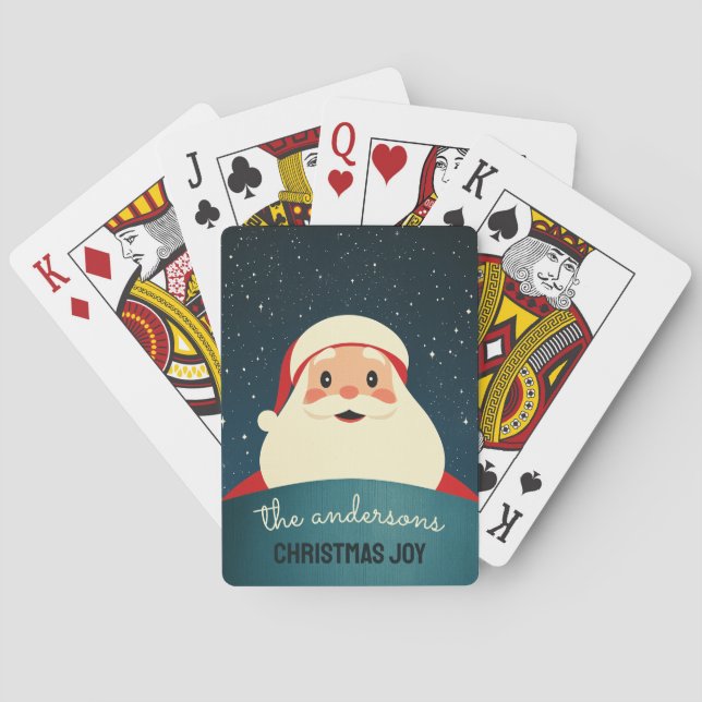 Jeu De Cartes Personnalisable Happy Père Noël (dos)