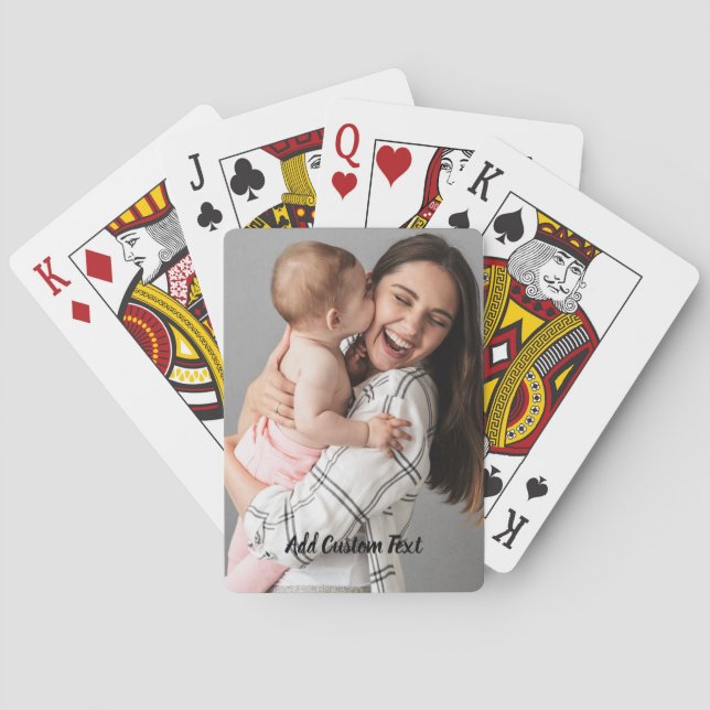 Jeu De Cartes Personnalisation photo (dos)