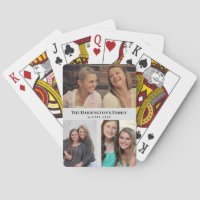 Personnalisé 3 sections Photos de famille Collage