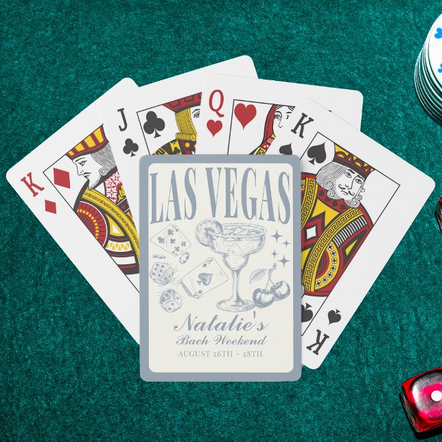 Jeu De Cartes Personnalisé Las Vegas Bachelorette Party (Créateur téléchargé)