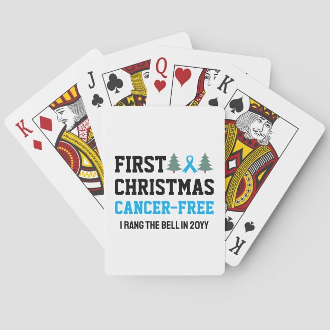 Jeu De Cartes Personnalisé PREMIER CHRISTMAS Prostate Sans Cance (dos)