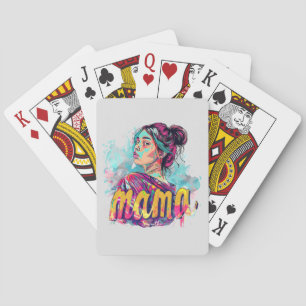Jeu De Cartes Personnalisé Retro Mama Pop Art (13)