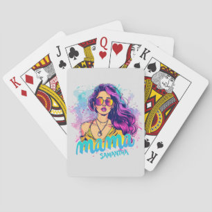 Jeu De Cartes Personnalisé Retro Mama Pop Art (15)