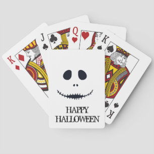 Jeu De Cartes Personnaliser Cool Halloween visage effrayant