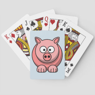 Jeu De Cartes Personnaliser Cute Pig