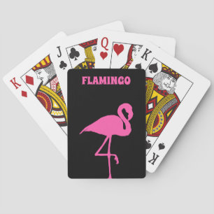 Jeu De Cartes Personnaliser Flamant rose rose