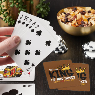 Jeu De Cartes Personnaliser les plaisanteries du roi de papa