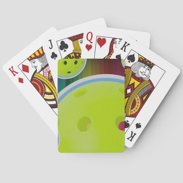 Jeu De Cartes Personnaliser Pickleball Personnaliser Pickle Ball (dos)