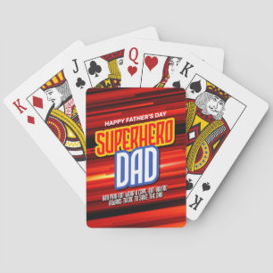 Jeu De Cartes Personnaliser SuperHero Papa