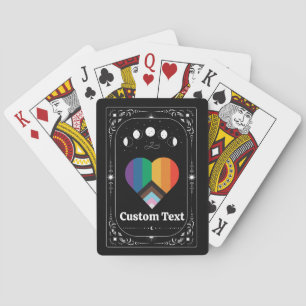 Jeu De Cartes Personnaliser Tarot arc-en-ciel de la fierté LGBTQ