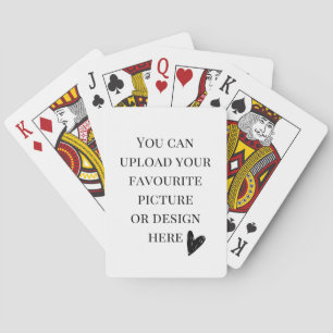 Jeu De Cartes Personnalisez le poker de 2,5 po x 3,5 po