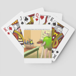 Jeu De Cartes Personnes Nature Morte Cartoon Drôle