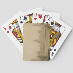 Jeu De Cartes Perspective Vue des nouvelles Chambres du Parlemen