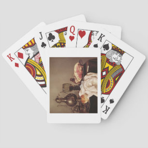 Jeu De Cartes Petit déjeuner Still Life (huile sur panneau)