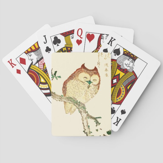 Jeu De Cartes Petit hibou japonais (dos)