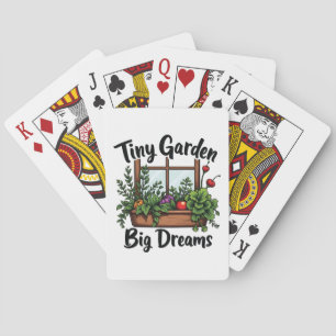 Jeu De Cartes Petit Jardin Gros Rêves Plante Jardinage Motivatio