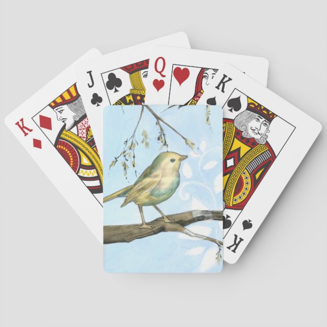 Jeu De Cartes Petit oiseau jaune perché sur une branche Recherch (dos)
