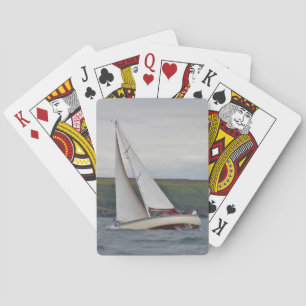 Jeu De Cartes Petit yacht navigant dur