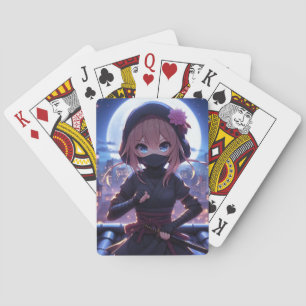 Jeu De Cartes Petite fille guerrière ninja