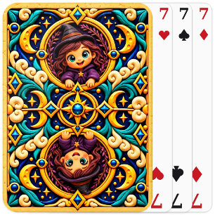 Jeu De Cartes Petite Sorcière Mignonne, Mythique