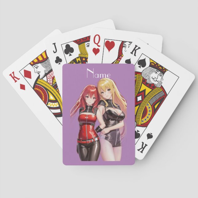 Jeu De Cartes Petites filles Anime Thunder_Cove (dos)